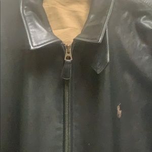 Ralph Lauren polo leather bomber